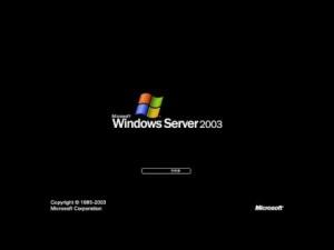 Windows 2003 Boot Splash